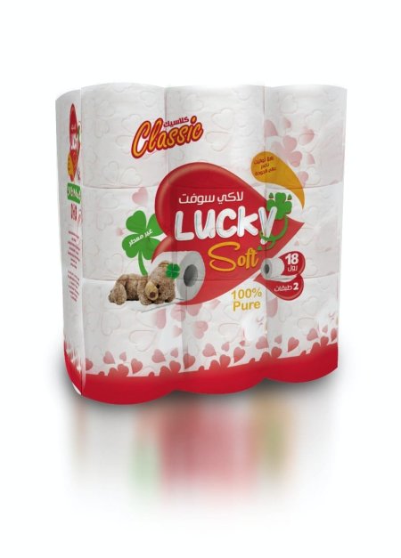 كلاسيك لاكي ١٨ رول احمر