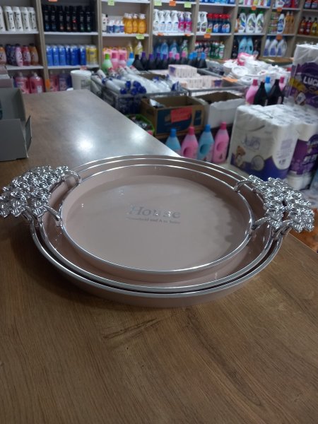 طقم صواني ٣ قطع